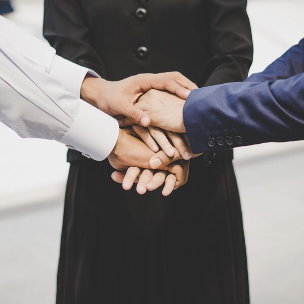 Business Team Stack Hands Support Start up New Project. Business Team Stack Hands Support Start up New Project.